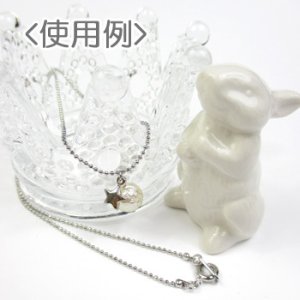 画像3: カットボールチェーンネックレス　1.2mm×40cm　金メッキ 【1本入】 (3)