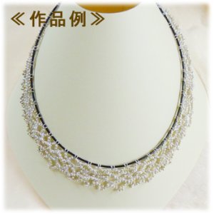 画像4: 本革チョーカー　1.5mm　黒紐/金メッキ 【1本入】 (4)