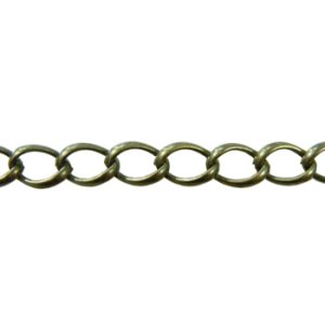 画像2: チェーン　KN816A　1m　真鍮古美 【1袋 1m入】 (2)