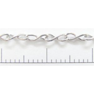 画像2: チェーン　OT0.45/1112　1m　代用ロジウム 【1袋 1m入】 (2)