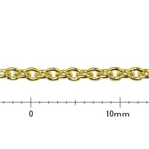 画像2: チェーン　RD240M　1m　金メッキ 【1袋 1m入】 (2)