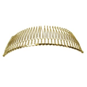 画像2: ワイヤーコーム　30本足　約118mm　金メッキ 【1ヶ入】 (2)