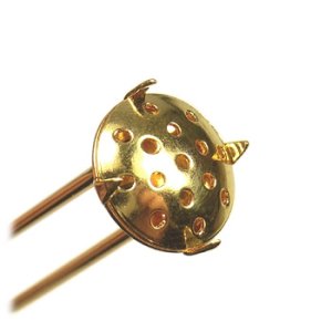 画像3: かんざし　シャワー12mm(カンなし)　100mm　金メッキ 【1ヶ入】 (3)