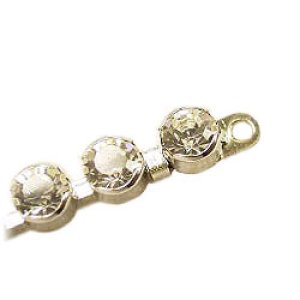 画像2: チェーンエンド #112用 2003/PP24 代用ロジウム 【6ヶ入】 (2)