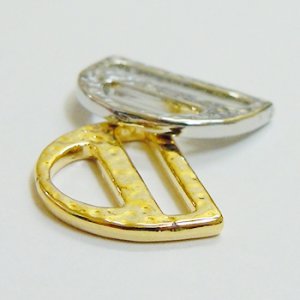 画像2: ステッチ金具 1812 代用ロジウム 【1ヶ入】 (2)