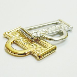 画像2: ステッチ金具　1815　代用ロジウム 【1ヶ入】 (2)