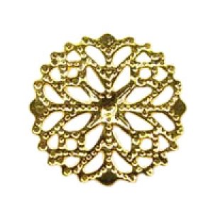 画像2: 座金　3105　金メッキ 【4ヶ入】 (2)