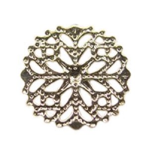 画像2: 座金 3105 代用ロジウム 【4ヶ入】 (2)