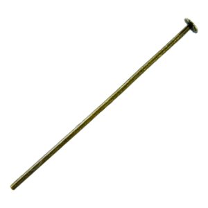 画像1: Tピン　0.7×30mm　真鍮古美 【5g入（約30-40本）】 (1)