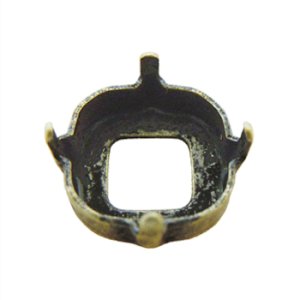 画像2: ＃4470用石座　10mm　真鍮古美 【2ヶ入】 (2)