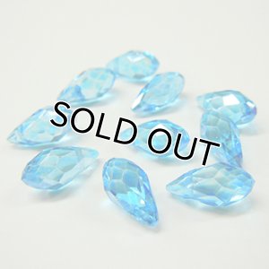 画像1: ガラスビーズ　ドロップカット　6×12mm　C-009 【1本入（約80-90粒）】 (1)