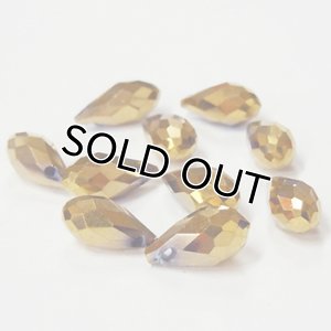 画像1: ガラスビーズ　ドロップカット　6×12mm　C-094 【1本入（約80-90粒）】 (1)