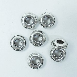 画像1: メタルビーズ　筒形系0556　2.5×6mm 【10ヶ入】 (1)