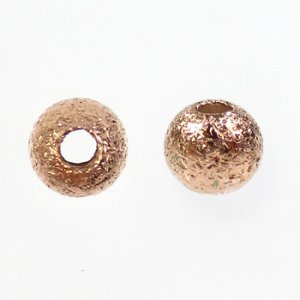 画像2: スターダストビーズ　丸　4mm　ピンクゴールド 【20ヶ入】 (2)