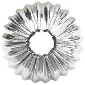 画像2: シボリ玉　丸　14mm　代用ロジウム 【2ヶ入】 (2)