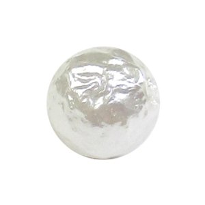 画像1: クランプルパール　6mm　ホワイト 【20ヶ入】 (1)