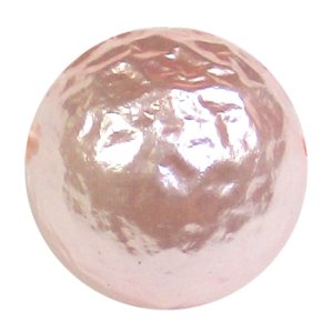 画像1: クランプルパール　10mm　ピンク 【5ヶ入】 (1)