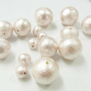 画像2: コットンパール 10mm ピンク 【5ヶ入】 (2)