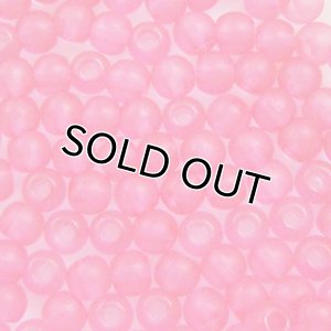 画像1: アクリルビーズ　丸　3mm　マットライトローズ 【30ヶ入】 (1)