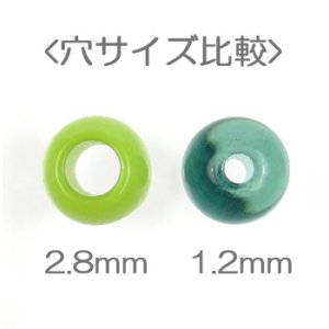 画像4: 太穴アクリルビーズ 丸 6mm ピンク 【30ヶ入】 (4)