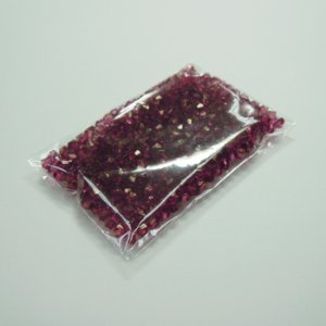 画像2: 中国アクリルビーズ ソロバン 3mm フィッシャ 【5g入(約300粒)】 (2)