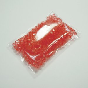 画像2: 中国アクリルビーズ ソロバン 4mm パパラチア 【5g入(約160粒)】 (2)