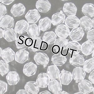 画像2: アクリルビーズ　ダイヤカット　3mm　クリスタル (2)