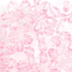 画像1: アクリルビーズ　ダイヤカット　3mm　ロサリン (1)