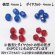 画像2: アクリルビーズ　ダイヤカット　4mm　ライトサファイア (2)
