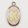 画像1: イニシャルにゃん　楕円　X　ニッケル 【1ヶ入】 (1)