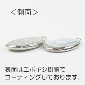 画像3: イニシャルにゃん 楕円 V ニッケル 【1ヶ入】 (3)