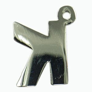 画像2: ラインストーンアルファベットK　ニッケルメッキ 【1ヶ入】 (2)