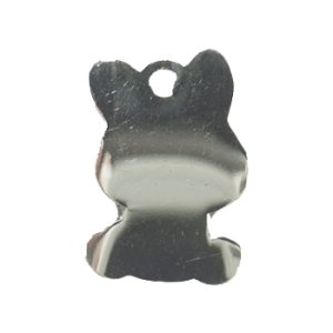 画像2: エポチャーム　うさぎ　ホワイト 【1ヶ入】 (2)