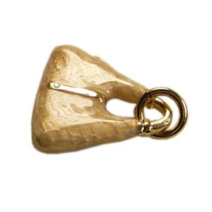 画像2: おめかしチャーム バッグ 約16×14mm ベージュ 【1ヶ入】 (2)