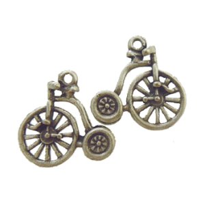 画像2: 【在庫処分】メタルチャーム　ダルマ自転車FE06　銀古美 (2)