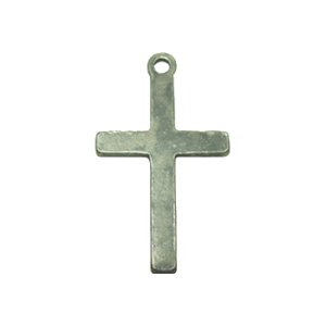 画像2: メタルチャーム　クロス20135　銀古美 【1ヶ入】 (2)