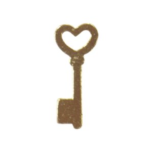 画像2: メタルチャーム　鍵60056　金メッキ 【1ヶ入】 (2)