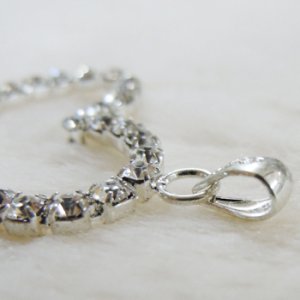 画像2: バチカン付オープンハート　クリスタル 【1ヶ入】 (2)