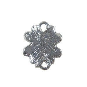 画像2: ラインストーンチャーム　クローバー2R　ブルー 【1ヶ入】 (2)