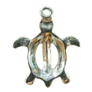 画像2: ラインストーンチャーム　ホヌ　ブルー 【1ヶ入】 (2)