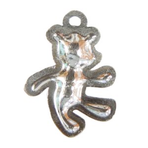 画像2: ラインストーンチャーム　テディベア　クリスタル 【1ヶ入】 (2)