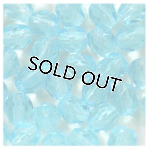 画像1: ファイヤーポリッシュ　3mm　アクアマリン 【50ヶ入】 (1)