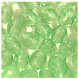 画像1: ファイヤーポリッシュ　3mm　ペリドット 【50ヶ入】 (1)