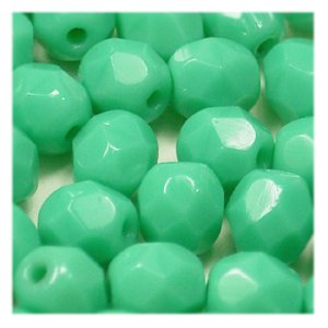 画像1: ファイヤーポリッシュ　4mm　オパックエメラルド 【50ヶ入】 (1)