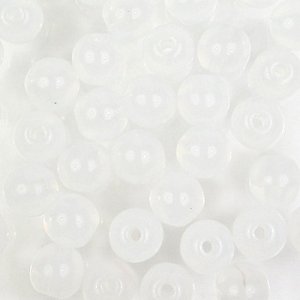 画像2: チェコ スムースラウンド 3mm ミルキーホワイト 【50ヶ入】 (2)