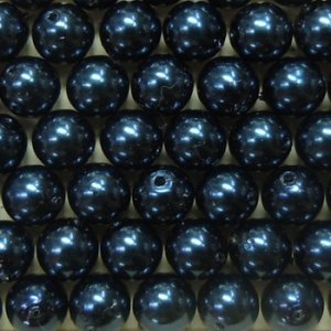 画像1: チェコパール　ラウンド　6mm　タヒチアン 【20ヶ入】 (1)
