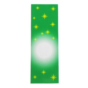 画像1: 台紙　スターライト　106×37mm　緑 【10枚入】 (1)