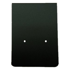 画像1: ピアス用ディスプレイ台紙（2穴）　黒 【5枚入】 (1)