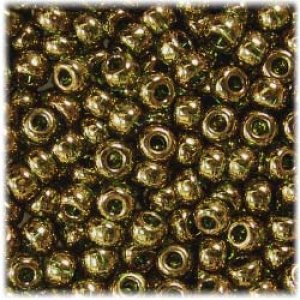 画像1: 広島ビーズ　丸小 1.9mm　ゴールドラスター　H-363 【1束入（1m）】 (1)