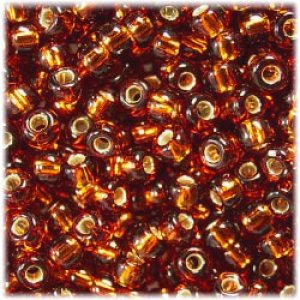 画像1: 広島ビーズ　丸小 1.9mm　シルバーライン　H-940 【1束入（1m）】 (1)